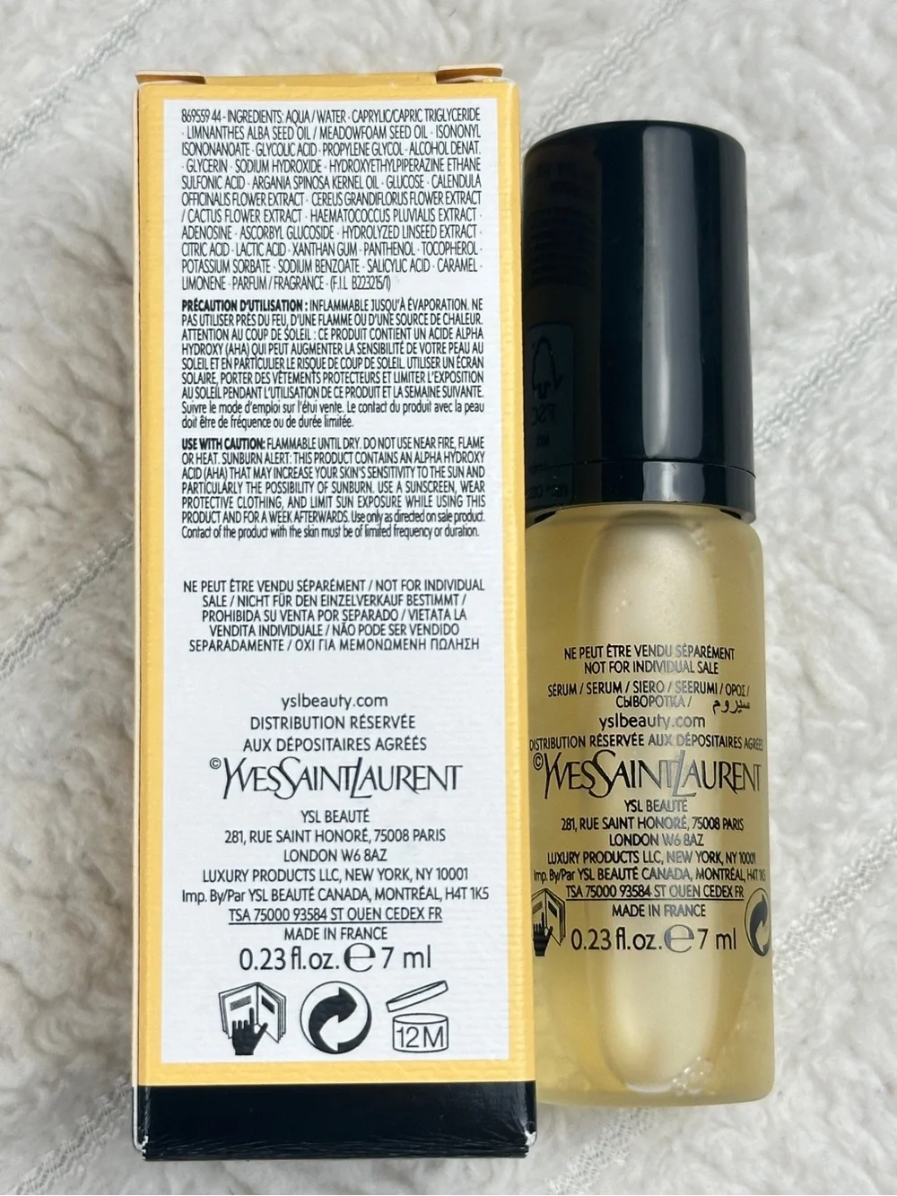 YSL Pure Shots Night Reboot Serum